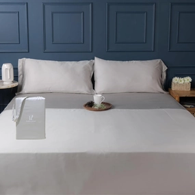 100% Austrian Eucalyptus California King Sheets,18 Inch Deep Pocket California King Sheets,Cooling with Elastic Corner Straps,Eucalyptus Tencel Lyocell (Cool Grey, 4PC Cali-King)