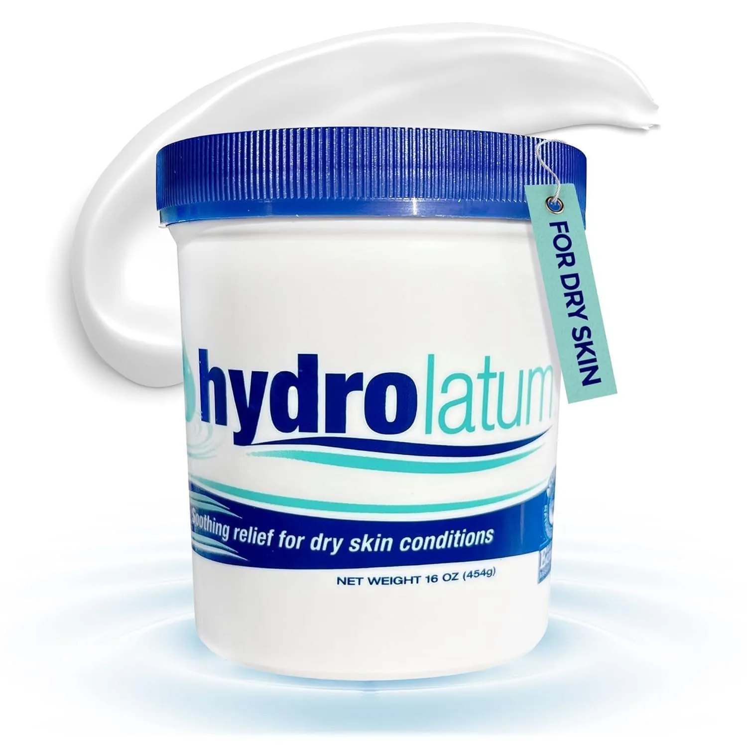 12oz Moisturizing Cream Tub: Daily hydration for extremely dry skin. Gentle relief for both children and adult without leaving an oily residue. Non-greasy formula and soothing cream on hand