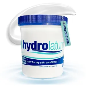 12oz Moisturizing Cream Tub: Daily hydration for extremely dry skin. Gentle relief for both children and adult without leaving an oily residue. Non-greasy formula and soothing cream on hand