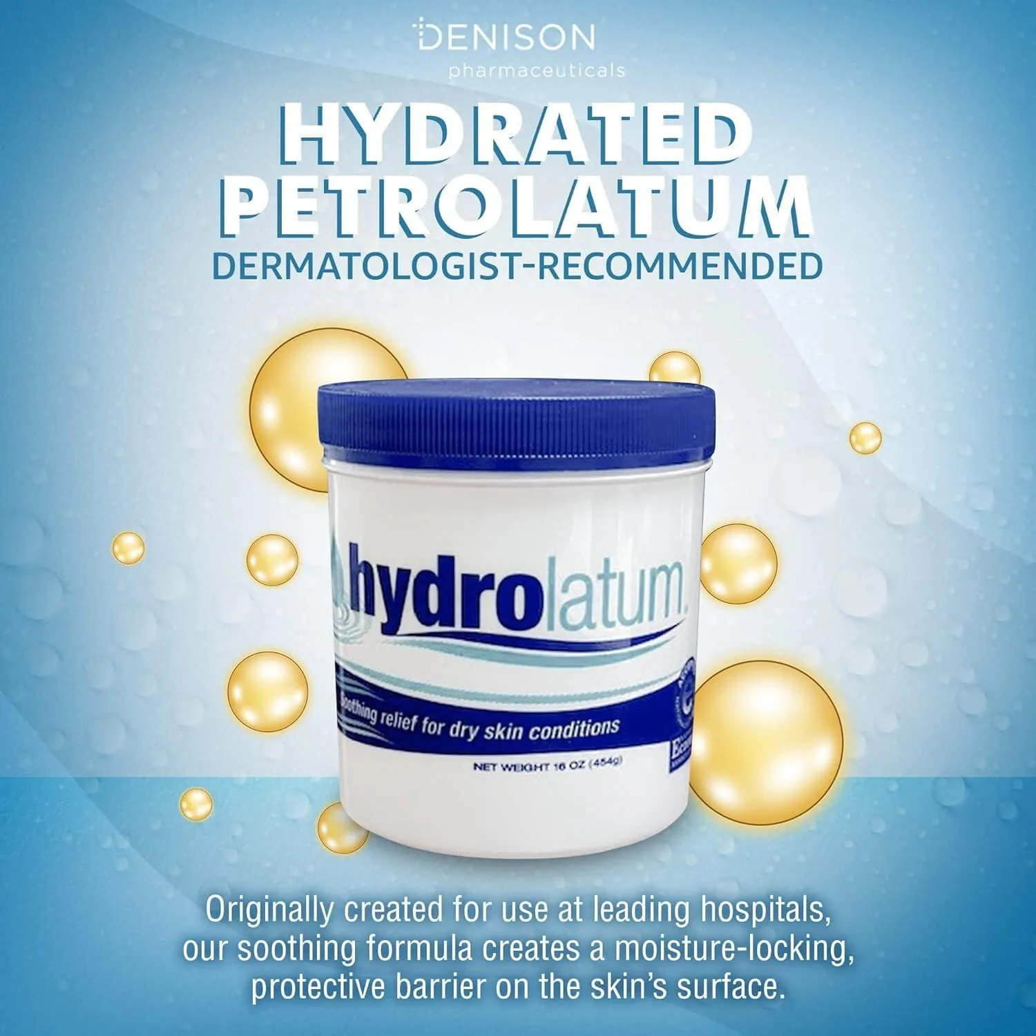 12oz Moisturizing Cream Tub: Daily hydration for extremely dry skin. Gentle relief for both children and adult without leaving an oily residue. Non-greasy formula and soothing cream on hand