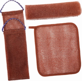 1 Set Bath Towel Back Washers for Shower Back Scrub Loofah Sponge Purifying Cloth Soft Face Back Wash Scrubber Facial Cleaning Gentle Exfoliating Body Scrub Skin Long Net Nylon