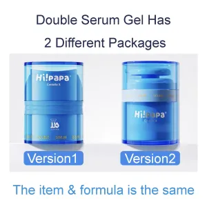1PC Hi Papa Centella Double Serum/Cream For Calming Soothing Redness Relieving Hydrating Skin For Kids & Teens, Super Mild For Sensitive Skin, 50g / 1.76OZ (Double Serum)
