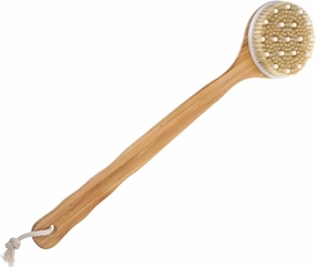 1pc Bristle Bathing Brush with Slip Long Handle Back Scrubber for Deep Cleansing Exfoliation Gentle Skin Massage for Men Women Random Style