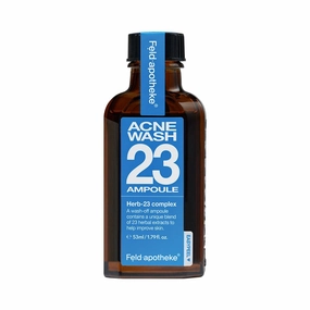 23 WASH AMPOULE, Deep Cleansing & Oil Control, Pore-Refining Formula, Purifying Care, Herb-23 Complex, 1-Minute Care, Daily Care, 1.79fl.oz/53ml