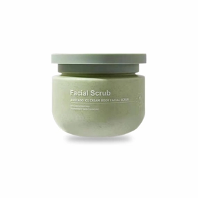 250g Exfoliating Scrub Cream for Women Girls Gentle Deep Cleansing Hydrating Moisturizing Brightens Tone Body Hand Foot Skin Care Green One Size