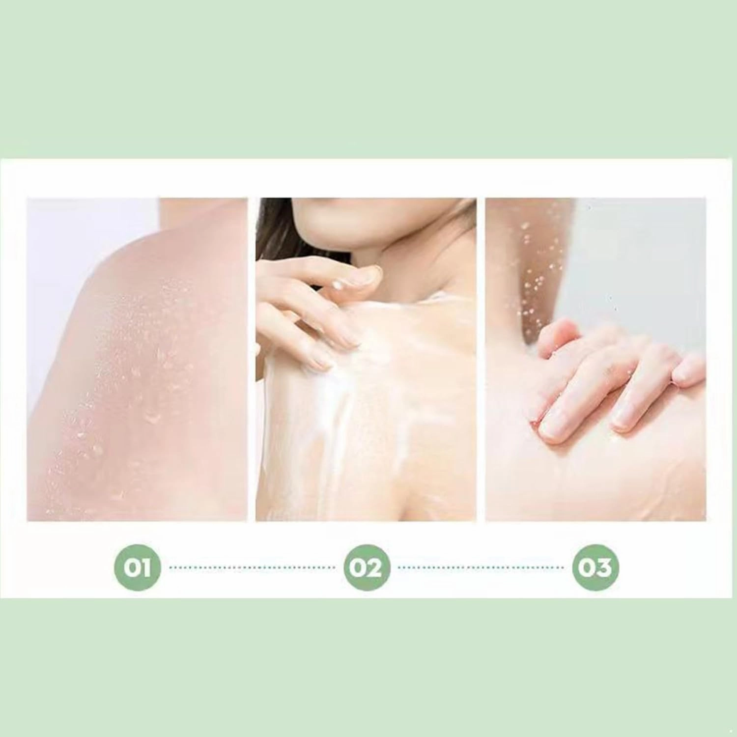 250g Exfoliating Scrub Cream for Women Girls Gentle Deep Cleansing Hydrating Moisturizing Brightens Tone Body Hand Foot Skin Care Green One Size
