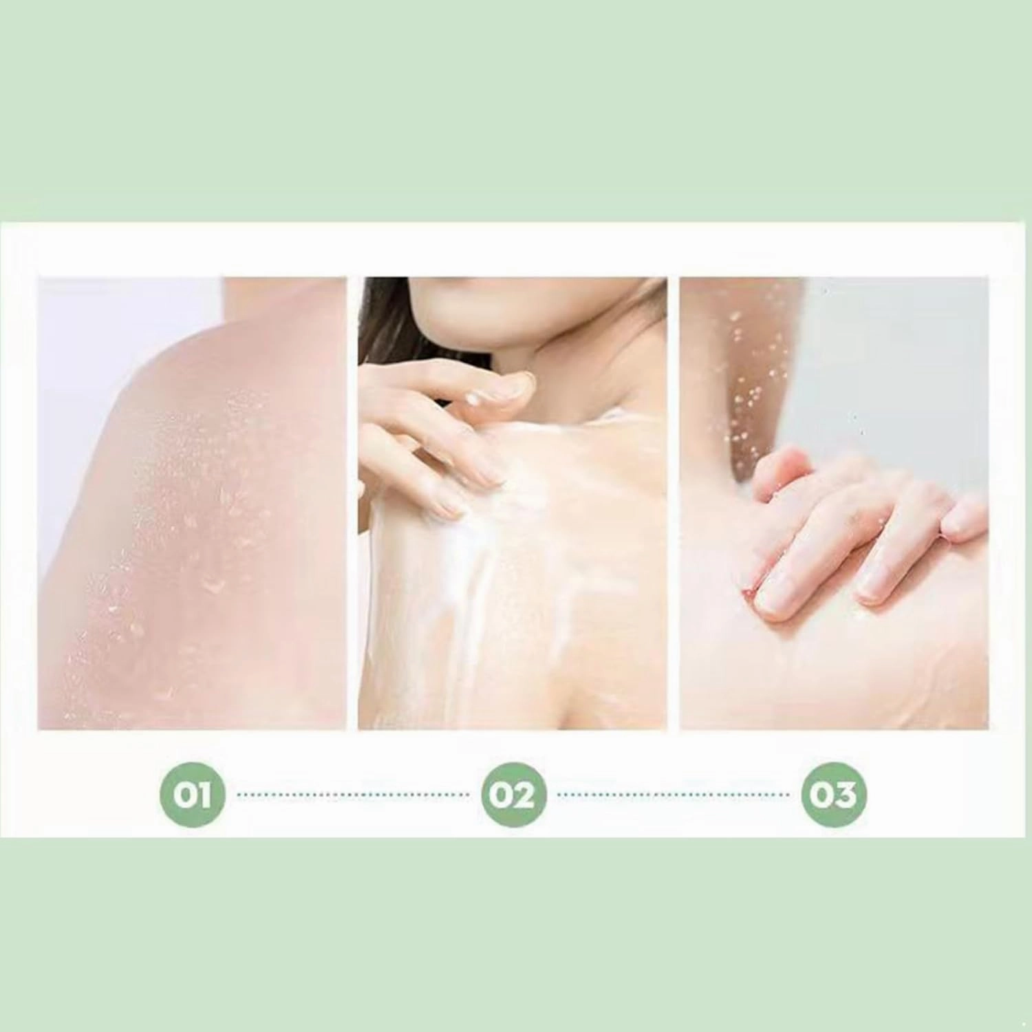 250g Gentle Exfoliating Scrub Cream for Women Girls Deep Cleansing Hydrating Moisturizing Smooths Skin Brightens Tone Body Hand Foot Elbow Care Green One Size