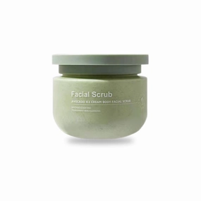 250g Gentle Exfoliating Scrub Cream for Women Girls Deep Cleansing Hydrating Moisturizing Smooths Skin Brightens Tone Body Hand Foot Elbow Care Green One Size