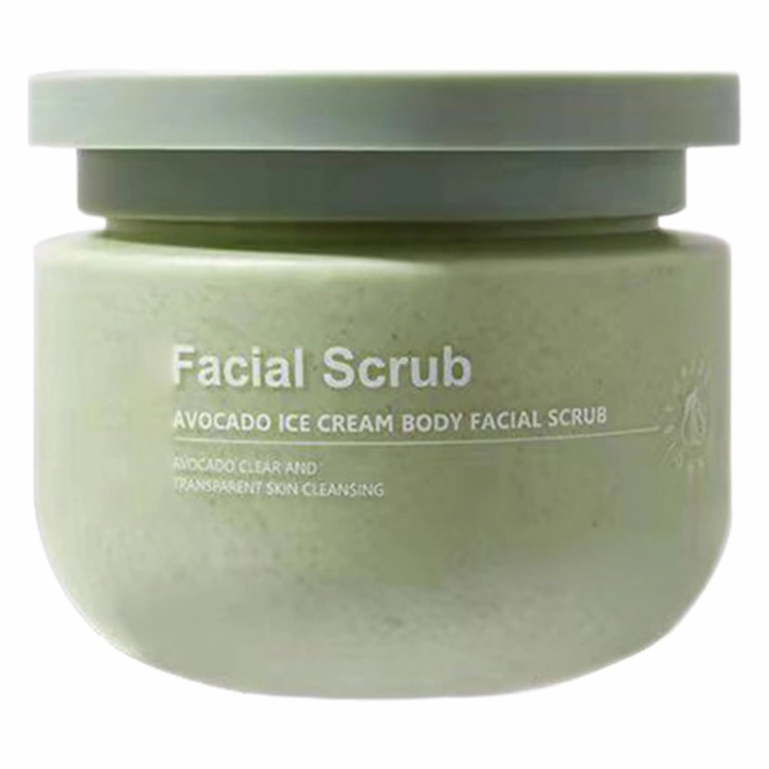 250g Gentle Exfoliating Scrub Cream for Women Girls Deep Cleansing Hydrating Moisturizing Smooths Skin Brightens Tone Body Hand Foot Elbow Care Green One Size