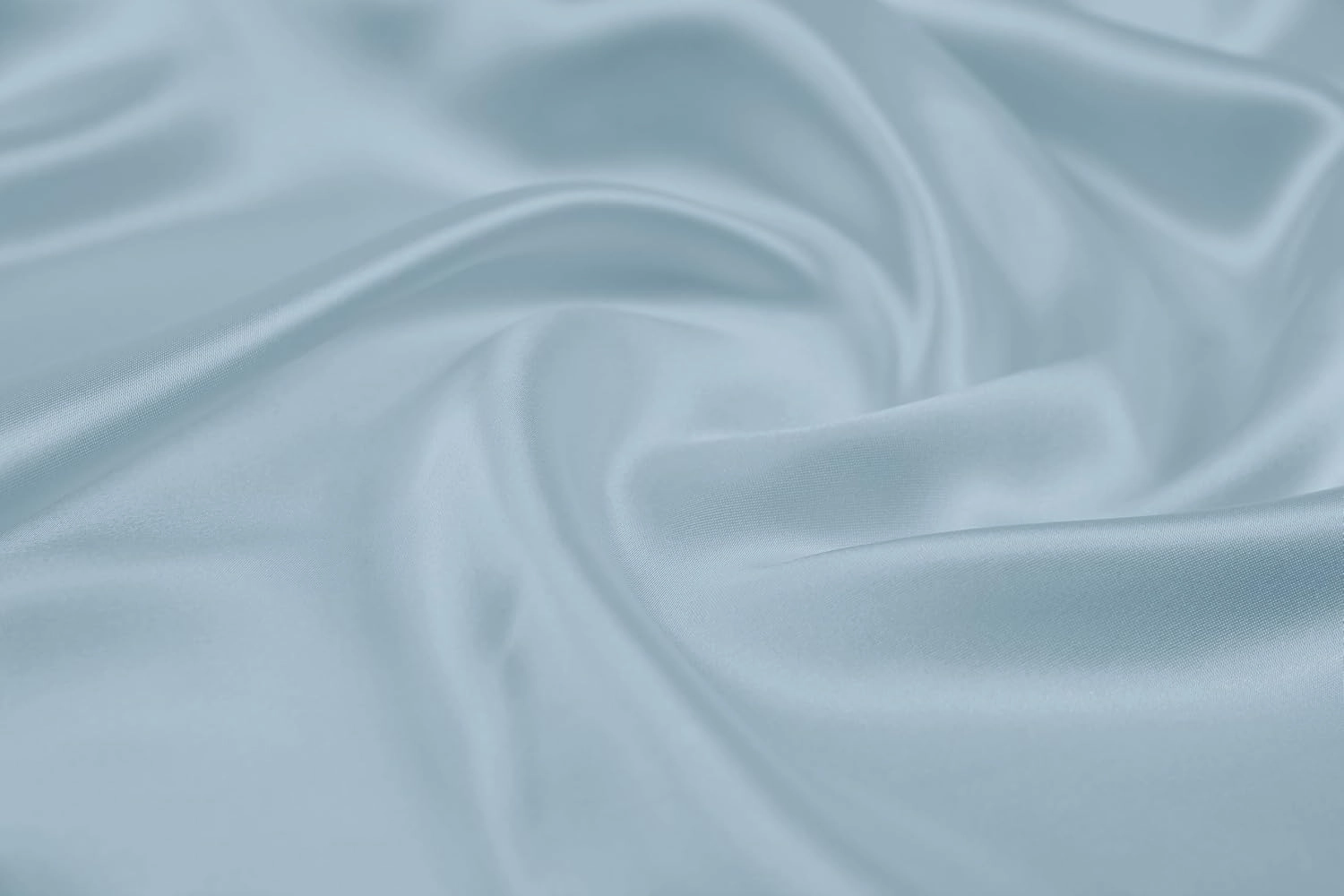 300-Thread-Count Egyptian Cotton Sateen Deep Pocket Sheet Set (Pearl Blue, King (U.S. Standard))