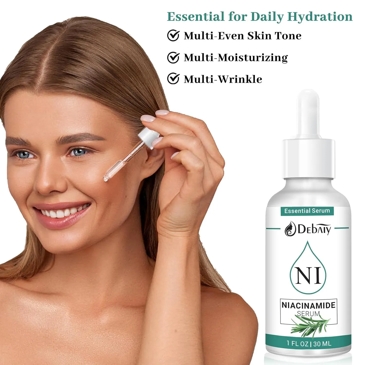 5% Niacinamide Serum Rejuvenating Face with Rosemary Extract Facial Serum (3 Pack 1fl.oz|30ml)