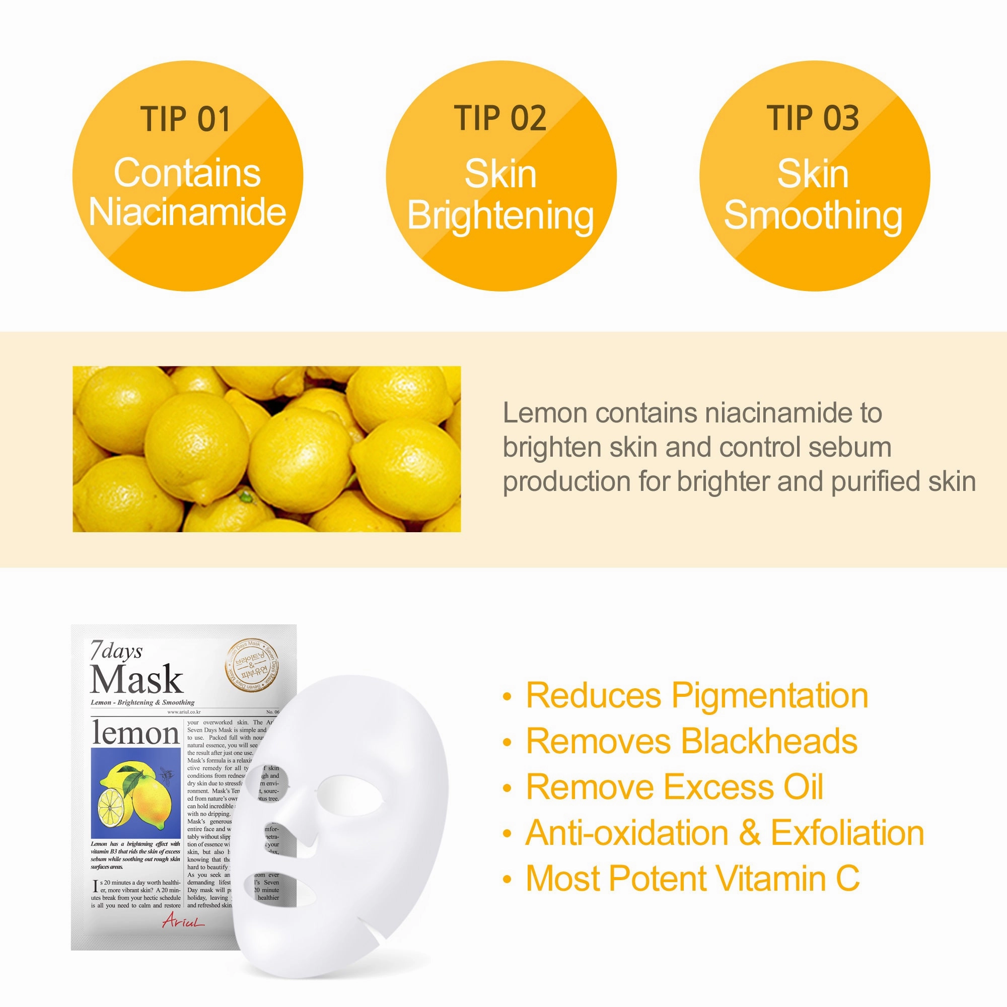 7Days Mask - Lemon