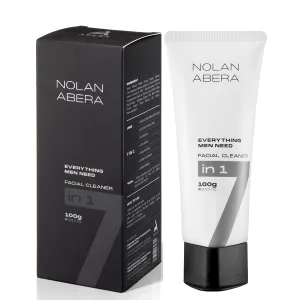ABERA Nolan Men’s Face Wash - Deep Clean & Shine Control Formula, 3.48oz