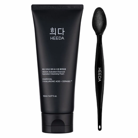 Activated Charcoal Hydration Cleansing Foam with Deep Pore Brush