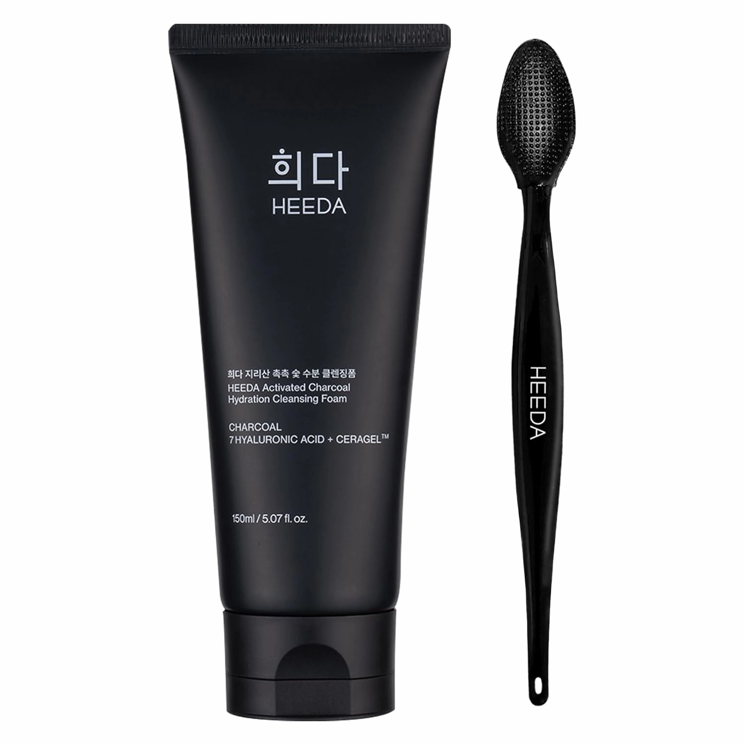 Activated Charcoal Hydration Cleansing Foam with Deep Pore Brush