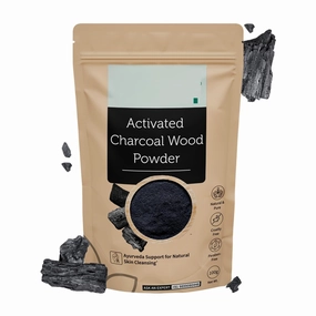 Activated Charcoal Wood Powder For Face | Provides Natural Deep Skin Cleansing & Hydration | 100% Pure & Natural 100g