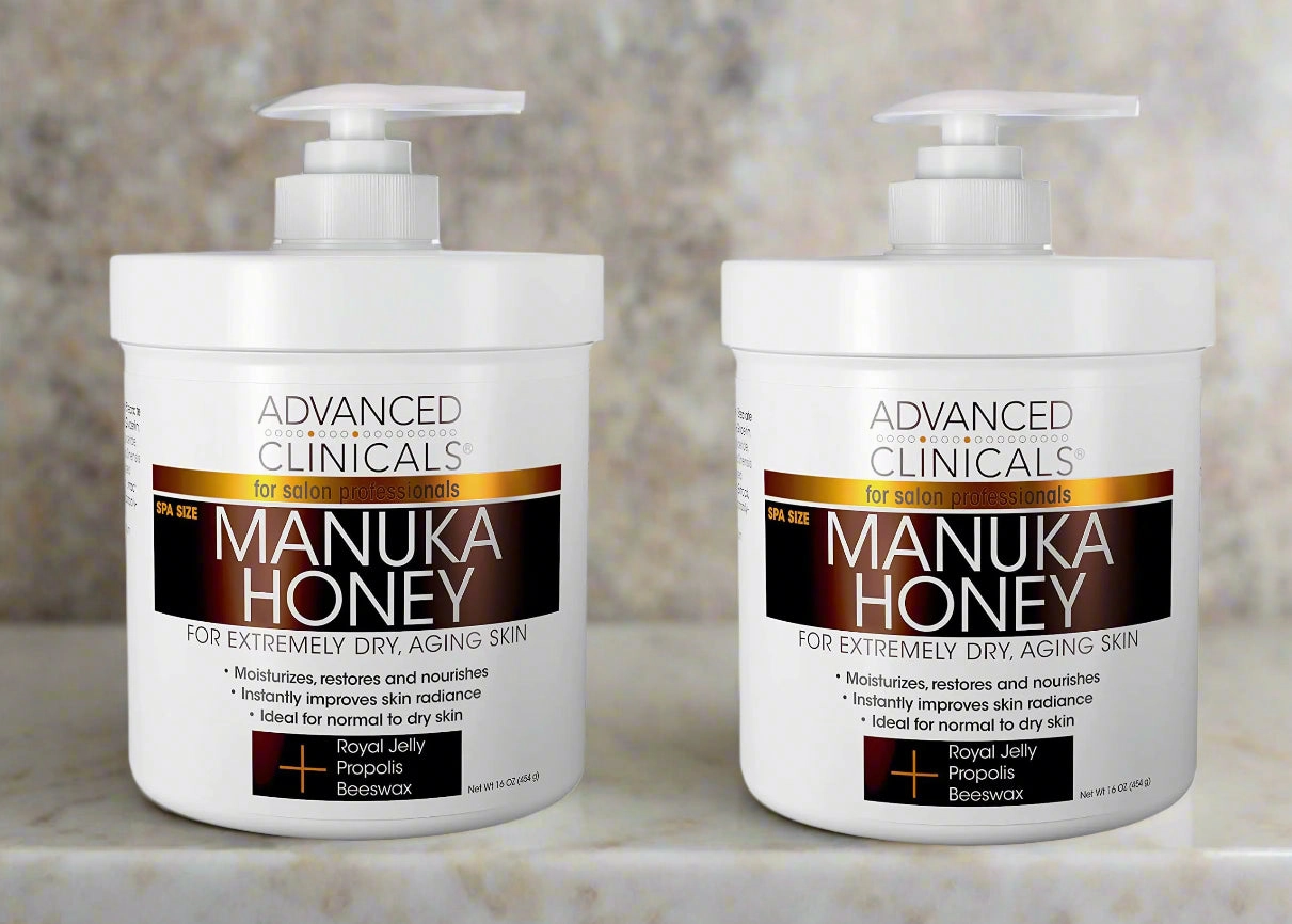 Advanced Clinicals Manuka Honey Cream W/Collagen