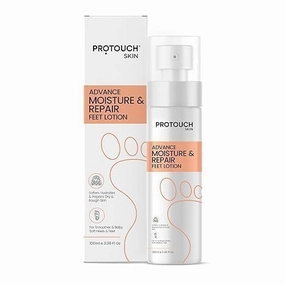 Advanced Moisture AND Repair Feet Lotion - For Dry AND Cracked Feet | Hydrating & Soothing | Lightweight Formula with Shea Butter & Lactic Acid - 100ml [Pack of 1]