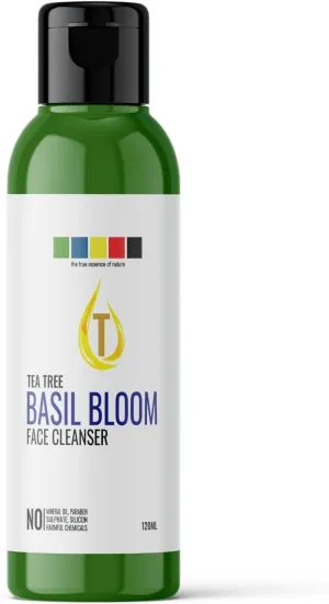 AK Tea Tree Basil Bloom Facial Cleanser - Radiance & Revitalization, Clear & Balanced Complexion, Deep Cleansing, 120ml