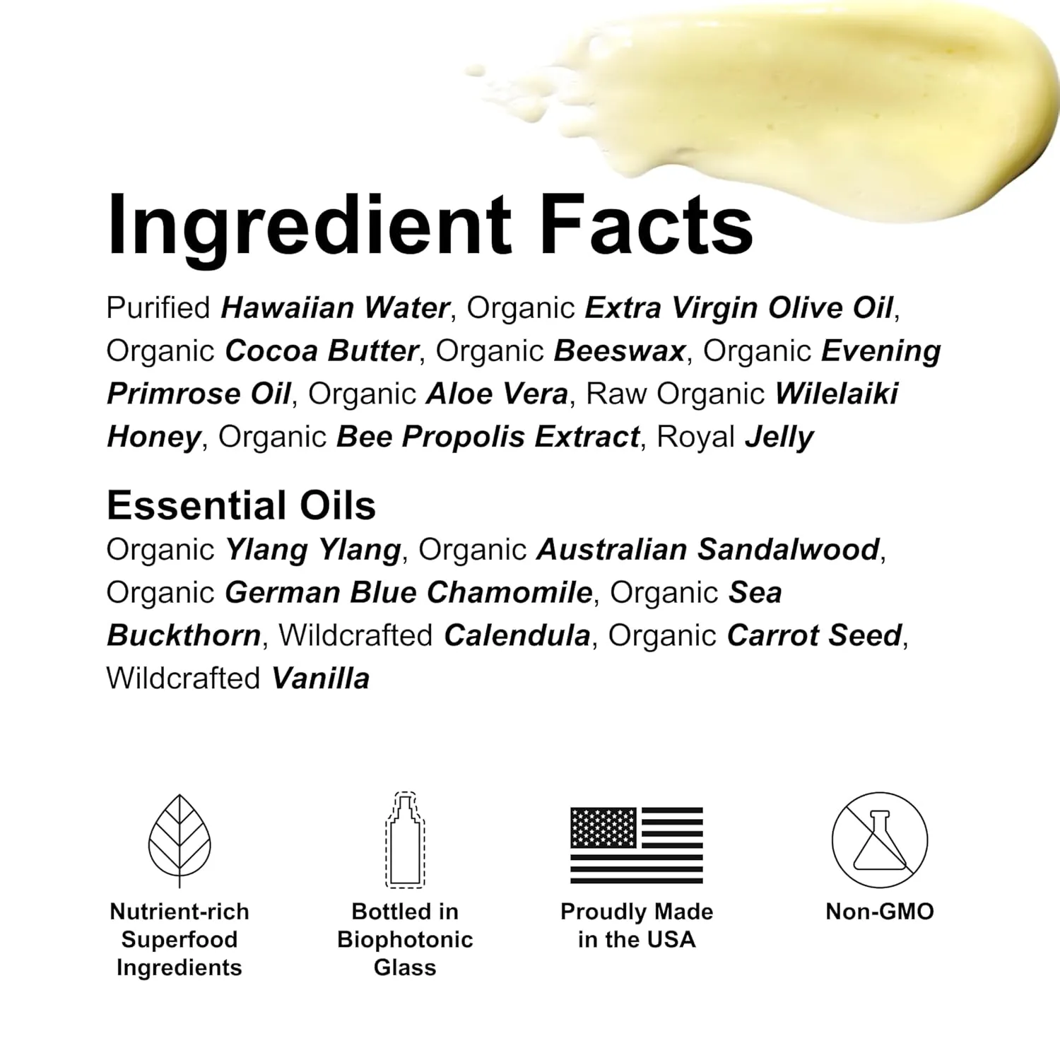 Alitura Naturals Face Moisturizer for Men & Women – 50ml Daily Hydrating Cream with Aloe Vera, Bee Propolis, Sea Buckthorn, & Honey – Anti-Aging, Soothing, Non-GMO, USA Made