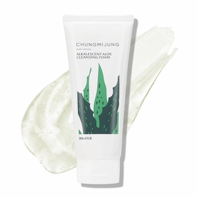 Alkalescent Aloe Cleansing Foam, Deep Cleansing Foam, Blackhead Remover,Mildly Alkaline, Potassium Cocoate, All Skin Types, Korean Skin Care 6.7 fl.oz / 200ml