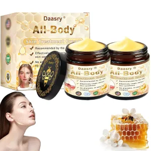 All Body Skin Treatment Cream, Bee Venom Skin Treatment Cream, Bee Venom All-in-One Cream, for All Skin Types (2 Bottle)
