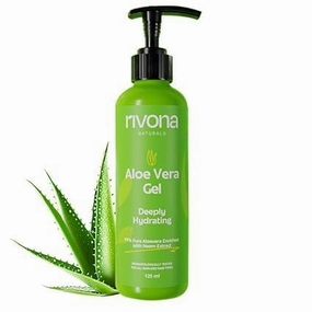 Aloe Vera Gel For Face,Hair, Skin & Nail | Moisturizing, Soothing & Hydrating | Multipurpose Gel |100% Natural extract | Dermatologically Tested |All Skin types 125 ml