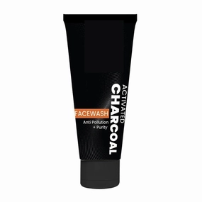 AMC Ac.tivated Char.coal Face Wash Deep Cleansing Facial Cleanser with Activated Charcoal Natural Detox Formula Unclogs Pores Suitable for Oily & Acne Prone Skin