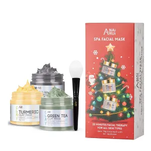 ANAI RUI Clay Mask Set,Christams Mask Gift Set,Spa Facial Mask Set 2Pack