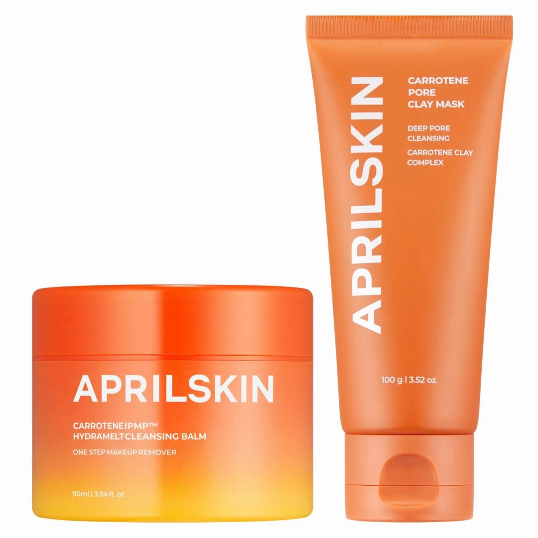 APRILSKIN Carrotene Clay Mask and Cleansing Balm Bundle