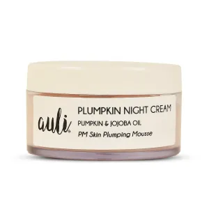 AULI. LIFESTYLE Plumpkin Night Cream For All Skin Types | Shea Butter & Jojoba Oil | Reduces Visible Signs Of Ageing And Prevents Dryness For Youthful, Bright, Hydrarated Skin - 50Gm