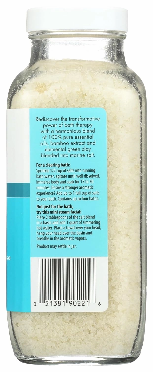 Aura Cacia Clear Eucalyptus Ylang Body Soak To Infuse Your Bath With Purpose, 18.5 Oz