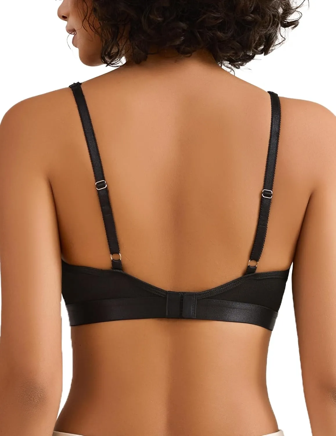 Avidlove Lace Bralette for Women Sexy Deep V Neck Wireless Bralette Plunge Unpadded Bras Everyday Bra
