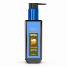 Ayurvedic Face Wash for Glowing Skin | Honey Aloe Vera Detan Face Wash for Dry, Oily and Combination Skin (8 Herbs, 100ml)