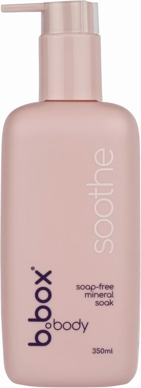 b.box Body Soothe - Soap Free Mineral Bath Soak with Calming Kakadu Plum Scent. Safe for Baby from Birth & All Ages. Gently Cleans & Softens Skin. Cruelty Free. Dermatologist Tested. 11.8 Fl Oz