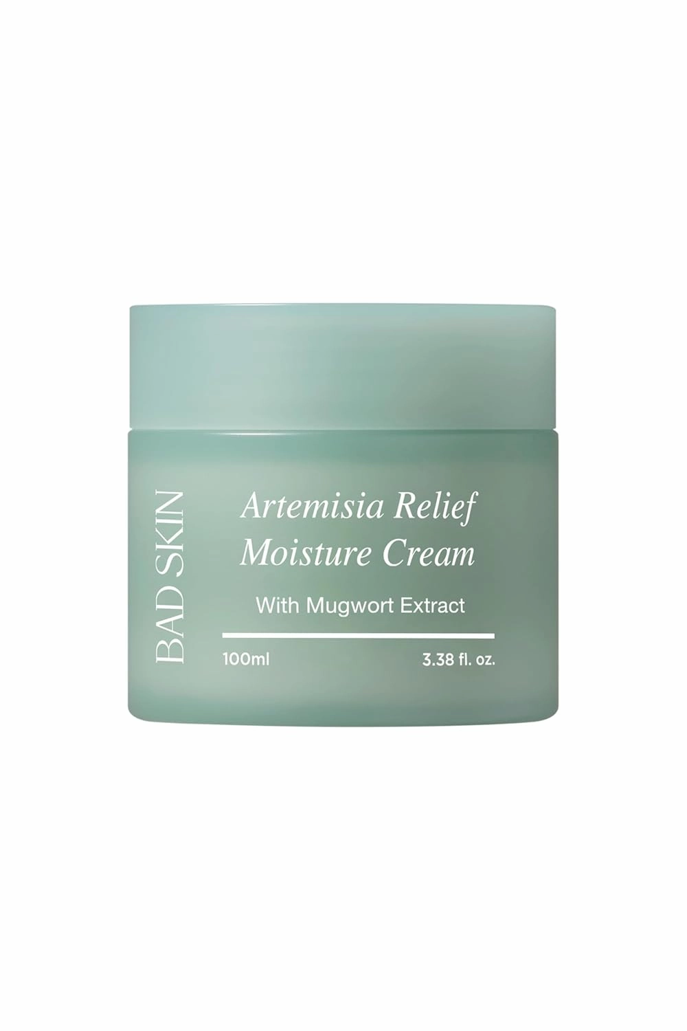 BAD SKIN Artemisia Relief Moisture Cream 100ml | Mugwort Extract & Centella Asiatica | Hydrating & Soothing Gel Cream | Made in Korea