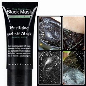 Bamboo Remove Blackhead Facial Mask Black Mud Deep Cleansing Purifying Peel Off Facail