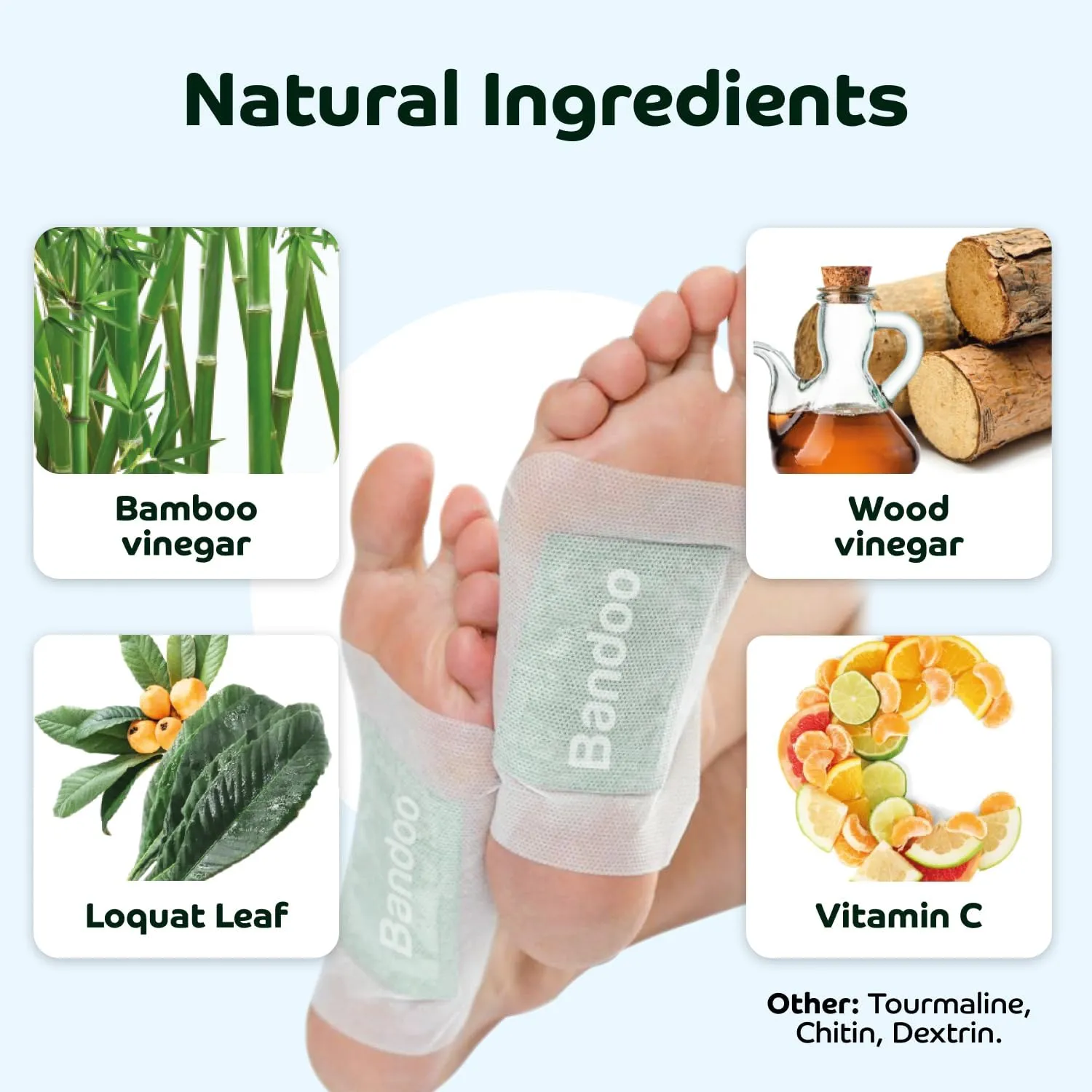 Bandoo Original Deep Cleansing Pads | Premium Natural Bamboo Pads | Cleanse, Moisturize & Energize | For Men & Women | 10 Pads