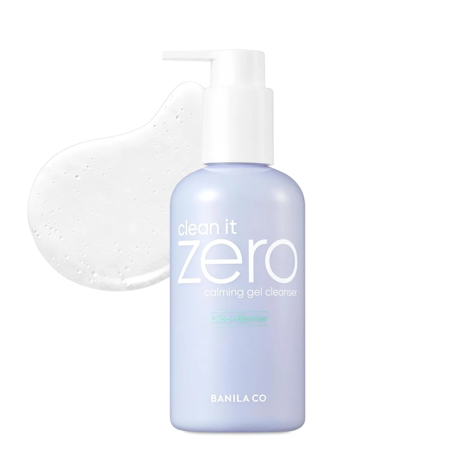 BANILA CO Clean It Zero Calming Gel Cleanser | Cica & Amino Acid Complex for Gentle Hydration | Vegan & Hypoallergenic | Korean Facial Cleanser for Sensitive Skin (200ml / 6.76 fl oz)