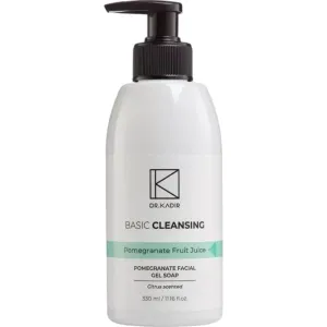 Basic Cleansing Pomegranate Facial Gel Soap Citrus Scented Gentle Face Wash for All Skin Types Deep Cleansing, Brightening & Antioxidant-Rich Formula 11.2 fl oz