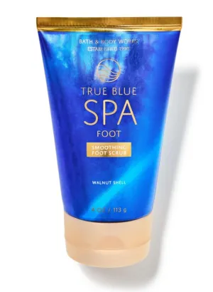 Bath and Body True Blue SPA Smoothing Foot Scrub Scrub, 4 oz