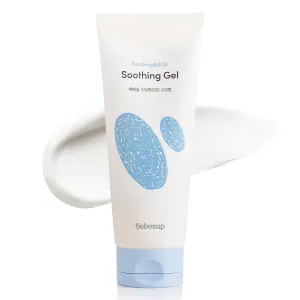 BEBESUP] Instant - Cooling Relief Baby Soothing Gel | Korean Skincare for Sensitive & Atopic Skin 3-Sec Cooling Effect Clinically Tested Rice-Infused Hypoallergenic Dermatologist Approved 6.76 fl oz