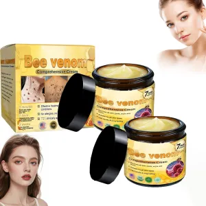 Bee Venom Comprehensive Cream,2025 Professional Treatment Cream Wrinkle Removal Anti-Aging Moisturizin,Hydrating & Gentle for All Skin Types 2PCS