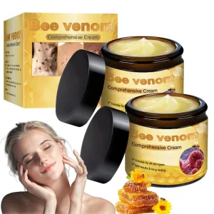Bee Venom Comprehensive Cream,Natural Bee Venom Multi-Effect Face & Body Cream, Hydrating & Gentle Formula for All Skin Types（2PCS）
