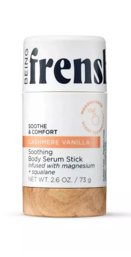 Being Frenshe Soothing and Hydrating Body Serum Stick with Magnesium - Cashmere Vanilla - 2.6oz