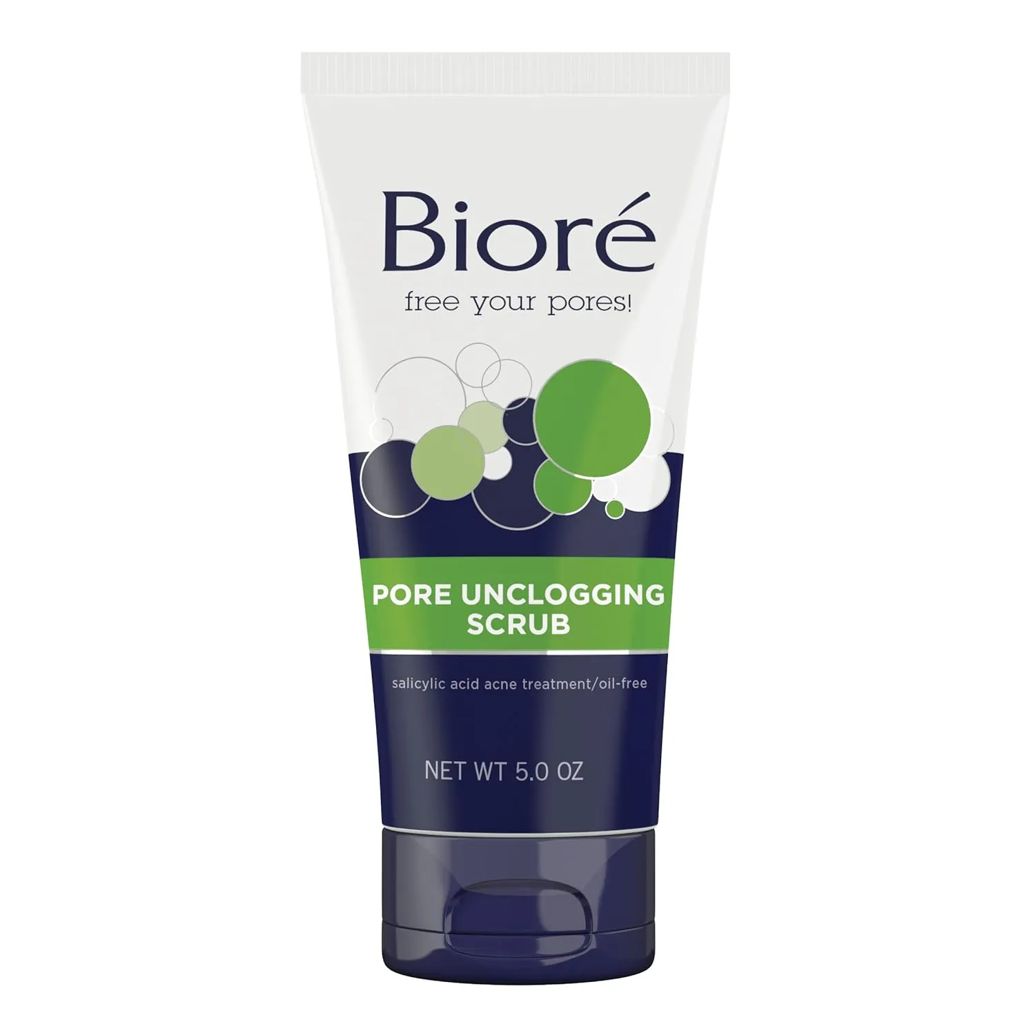 Bioré Deep Pore Charcoal Face Wash, Facial Cleanser for Dirt and Makeup Removal From Oily Skin, 6.77 Ounce & Bioré Pore Unclogging Scrub, Removes Excess Dirt and Oils, Face Scrub