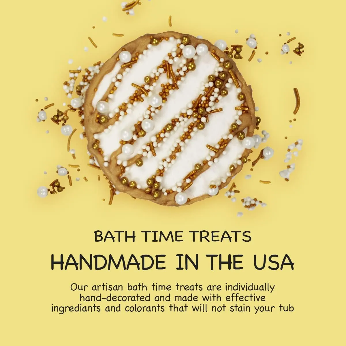 Birthday Cake Bath Bomb Gift Set 13 oz Each XXL Handcrafted Ultra-Moisturizing Coconut Oil, Shea, Kaolin Clay Soften Moisturize Dry Skin Perfect Handmade Birthday Gifts (Lavender Vanilla)