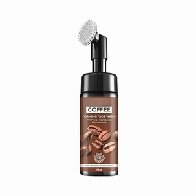 BK Coffee Foaming facewash 150ml | Purifying & Nourishing | Rejuvenating | Paraben Free & Silicon Free | Built-in Brush | Remove Excess oil