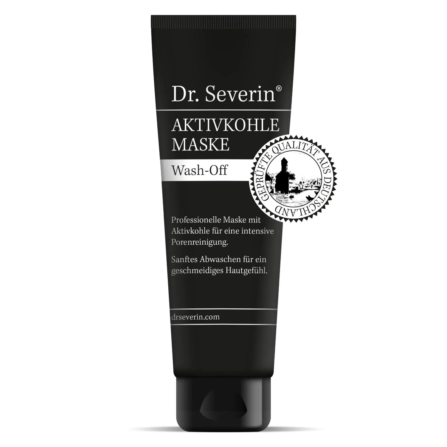 Black Mask: Dr. Severin activated carbon mask wash-off. Refined complexion   deep cleansing. Gentle to the skin. Fast action with satisfaction guarantee. Made in Germany.