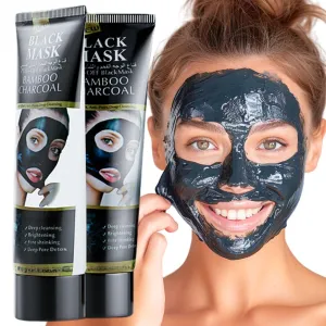 Blackhead Remover Mask, Peel Off Black Mask for Men and Women, Purifying Charcoal Face Mask for Deep Cleansing Blackheads,charcoal peel off mask (Pack of 2)